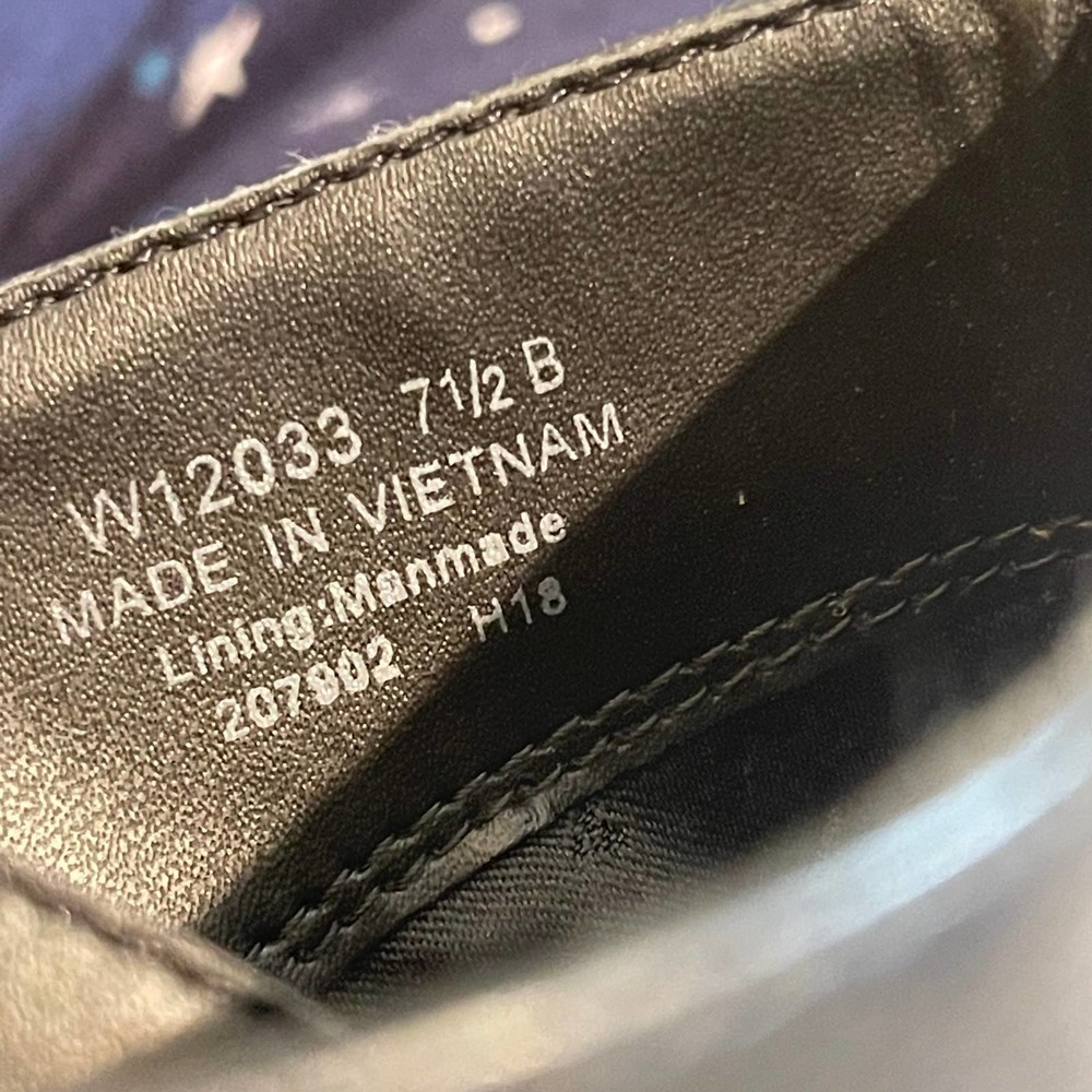 New Cole Haan Leather Round Toe Black Knee High Riding Boots Women’s 7.5B - Picture 12 of 12